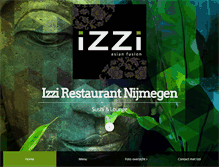 Tablet Screenshot of izzi-restaurant.nl